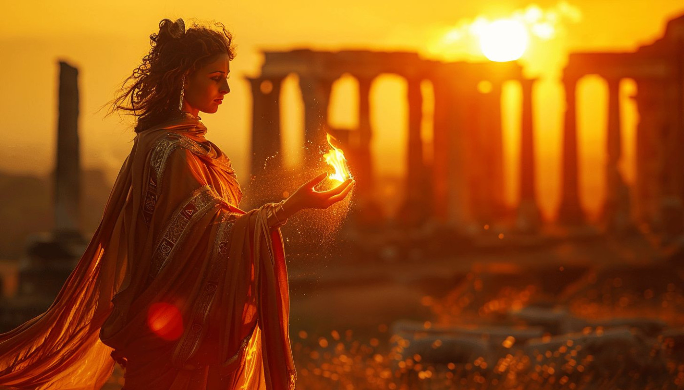 Vesta, la déesse du foyer et des traditions familiales dans la mythologie romaine